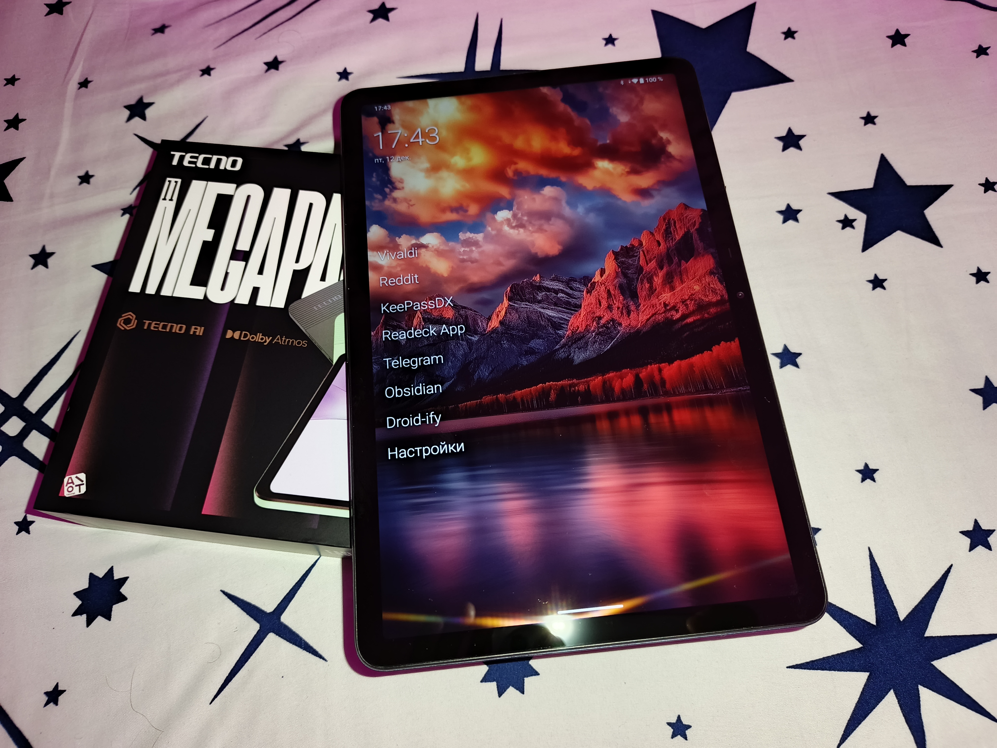 Tecno Megapad 11 LTE с лаунчером Olauncher